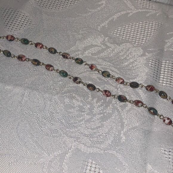 Vintage Boho Long Beaded Chain Necklace 21.5” - Picture 14 of 15